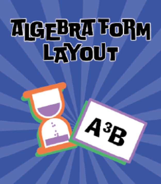 Algebra Form Layout Logo