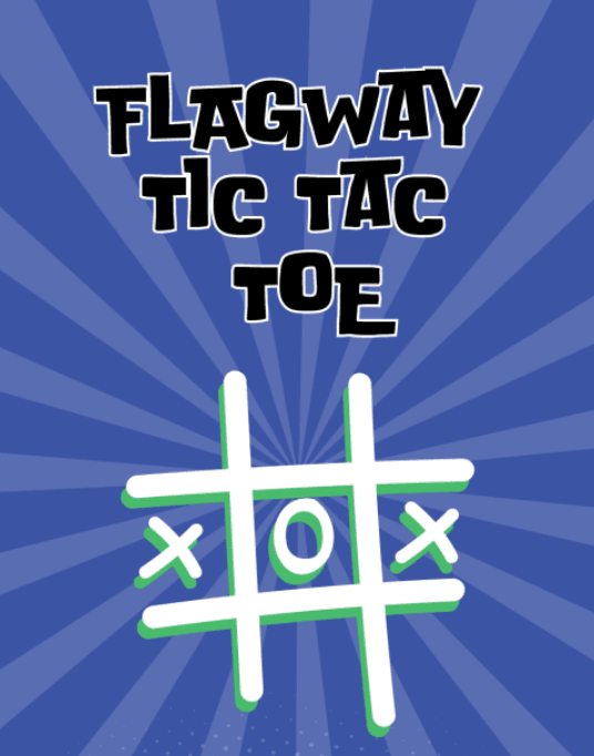 Flagway Tic Tac Toe Logo