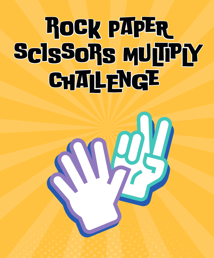 Rock Paper Scissors Multiply Logo