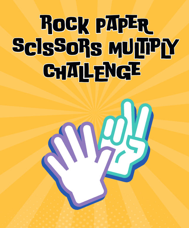 Rock Paper Scissors Multiply Logo