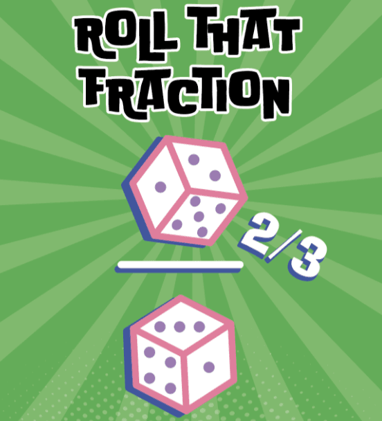 Roll That Fraction Logo